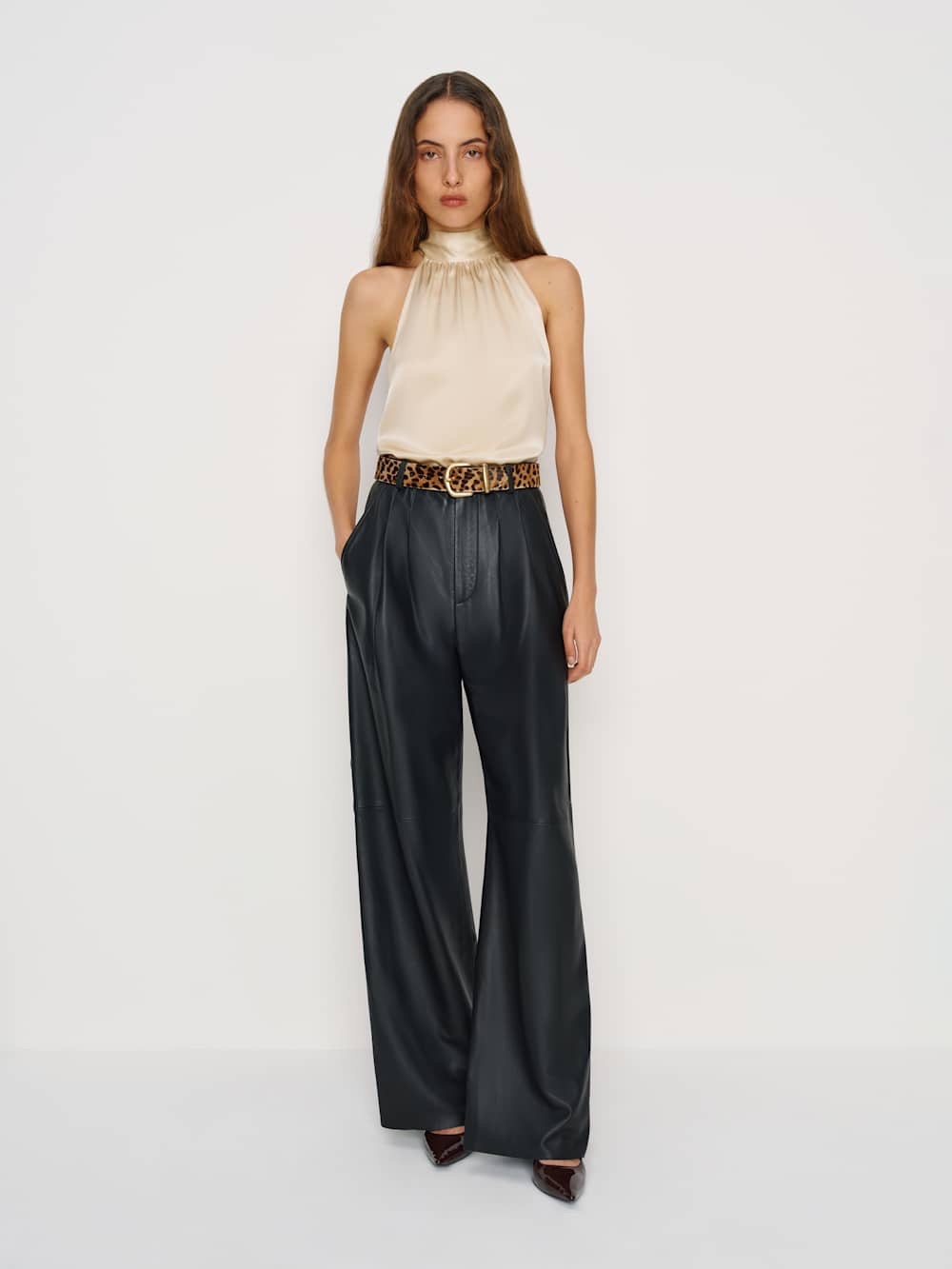 Reformation Royce Silk Top